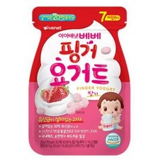 베베핑거요거트 딸기 실온, 20g, 1개