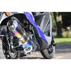 【Gear Base 吉兒基地】日本 SP 忠男 甜甜圈 勁戰 競戰 125 鈦藍色 排氣管 Cygnus X, 1個, 下標前詢問庫存-鈦藍排氣管