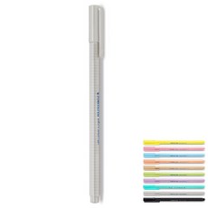 스테들러 트리플러스 텍스트서퍼 형광펜 기본 & 파스텔, 362C 라이트그레이(C820)