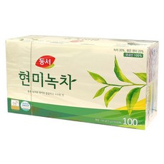 동서 현미녹차 100T 탕비실 가성비 간식 비품, 없음, 1.5g
