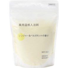 MUJI 무인양품 온감 입욕제 360g 생강과 베르가못 향