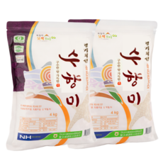 우리곡물 25년 햇수확 당일도정 경기 수향미 골든퀸3호 백미 햅쌀, 4kg, 2박스, 상등급