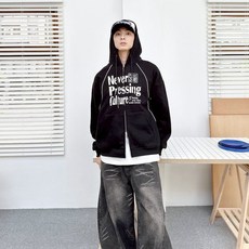 韓系雙拉鍊連帽厚磅刷毛棉外套 男女百搭