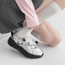 아디다스 샌들 여성 실버 스트랩 메리제인 오즈웨이브 스니커즈 COCOBLANK양말포함
