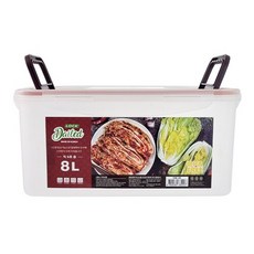 데일드 투명한 김치통, 8L, 1개