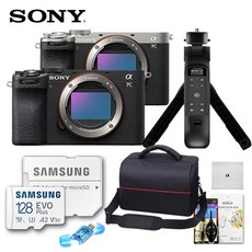 소니 정품 A7C2 / ILCE-7CM2 BODY / 아이리버 슈팅그립 패키지 7종세트 / 128G+슈팅그립 / TJ, 실버