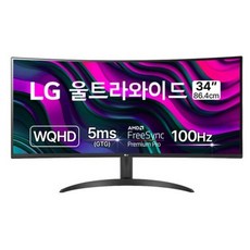 LG전자 WQHD 울트라 와이드 모니터, 86.4cm, 34WR50QK