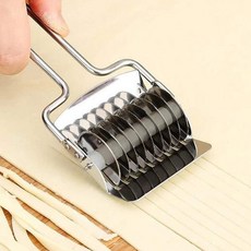 파스타 메이커 스테인리스 스틸 면 격자 롤러 페이스트리 휠 커터 스파게티 주방 조리 도구6.30 * 2.76 1.22, 6.30*2.76*1.22inch