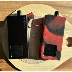 레더크레프트 말론 MALONE 전자담배 호환용 실리콘케이스 위생캡덮개 포함, 1개, 블랙레드