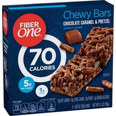 파이버원 Fiber One 에너지바 초콜릿 카라멜 5개 x4팩