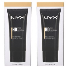 엔와이엑스 HD 스튜디오 포토제닉 파운데이션 33.3ml, Natural Beige, 2개