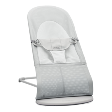 베이비뵨 바운서 메쉬 정품 일본 내수용, 실버 화이트