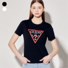 [백화점 정품] 25FW 여성 삼각 반팔 티셔츠 OP2K9405