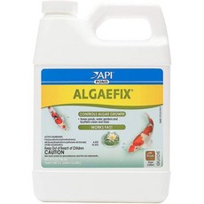 API POND ALGAEFIX 조류 제어 32온스 병 FISHAQUARI(169G) API POND ALGAEFIX Algae Control 32-Ounce Bottle FI, 연못 처리