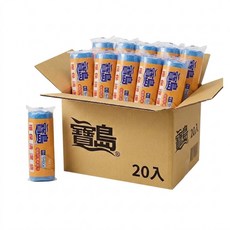 寶島 環保垃圾袋 20入, 20, 65L