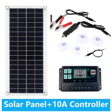 태양광 패널 태양 캠핑 자동차 RV MP3 패드 컨트롤러 12V 배터리 공급 야외 60A 전지 150A 휴대폰 1000W, 10A