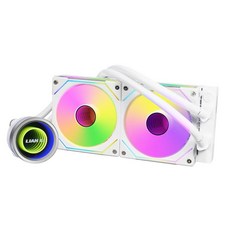 리안리갈라하드 II 트리니티 SLINF 240mm 일체형 ARGB CPU 리퀴드 쿨러 화이트, 워터 쿨러 리안 LI 갈라하드 II 트리니티 SLINF