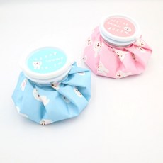 입구넓은얼음주머니 결로없는 발바닥냉찜질 가슴 골프장얼음주머니 핫팩통 토끼 파랑색, 1개