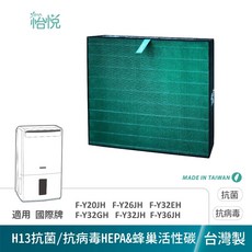 怡悅 HEPA濾網 適用國際牌除濕機, 1個, 抗菌/抗病毒HEPA