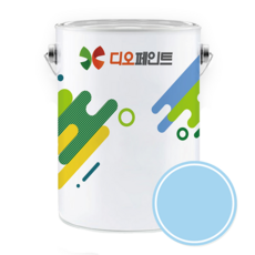 디오페인트 리노타일 욕실 수성 페인트, 1개, 4L, 비비드32(퓨어스카이)