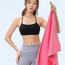 루파 쿨핏 스포츠 타올 세트, 1세트, 체리핑크