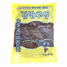 새마원 원효 우엉조림 김밥우엉 3mm 업소용, 1kg, 1개
