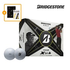 브리지스톤 TOUR B X 타이거우즈 에디션 골프볼(3PCS), 화이트 선물포장+골프티 세트, 1개, 12개입 화이트 선물포장+골프티 세트, 1개, 12개입