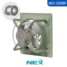 넥스 고압 환풍기 볼 베어링 모터 NEX-200IBF 창고 공장 환풍기, 1개