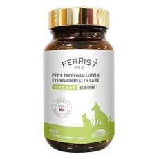 FERRIST 菲瑞絲寵物游離型葉黃素眼睛保健配方，呵護毛孩視力，維持眼睛健康, 80g, 1個, 游離型葉黃素