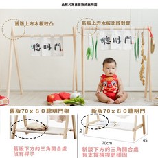 GoGraphy 聰明門架 抓周儀式道具組 附布條與仿真蔥花生, 70*80cm-仿蔥娃蔥花生款門架組, 1個
