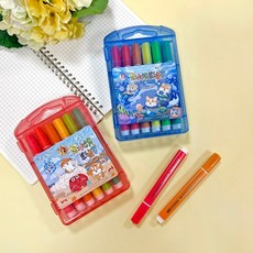 柴語錄 易水洗彩色筆 (12色/24色/36色/48色) 兒童繪畫安全無毒, 1個, DPG9034 /12色