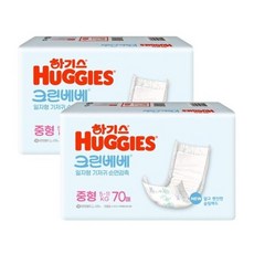 하기스 크린베베 중형 공용 70개입(140개입), 중형(M), 2개