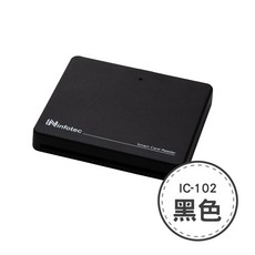 infotec 晶片讀卡機 ATM讀卡機 IC讀卡機 報稅 自然人憑證, 1個, IC102／黑色, 黑色, IC102