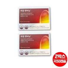 푸잉 푸응 푸웅 팻버닝 펫버닝 CLA 홍아 홍화 씨 유 기름 오일 공액리놀레산 공액리놀렌산 성인 중년 남성 여성 노인 과체중 다이어트, 30회분, 2박스