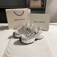 [루미디움] MACK JASTIN 캐주얼 운동화 맥저스틴 미끄럼 방지 키높이 신발 2종컬러