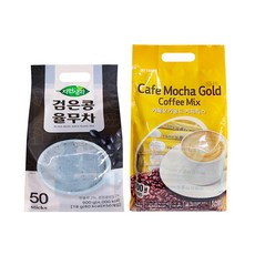 희창 검은콩율무차 +카페모카골드 커피믹스, 50개, 1개