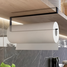 울이즈쿨 찬장에 끼워쓰는 키친타올 행주 걸이, 1개, 블랙