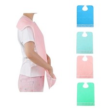 키밍 방수 노인용 간병 턱받이 앞치마 간병용품 80CM lys+63474Xk, 80CM 색상랜덤1, 1개