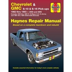 (영문도서) Chevrolet S-10 & GMC S-15 Pick-Ups 1982-93 Including S-10 Blazer & S-15 Jimmy 1983-94 & Oldsm... Paperback, Chevrolet S-10 & GMC S-15 P..., English, 9781563921162