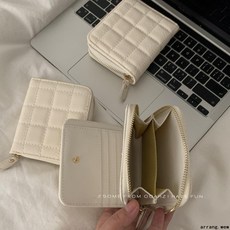 簡約大容量零錢包短夾，ins風復古女款小巧精致迷你大學生卡包錢夾，多卡位大容量收納