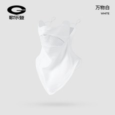 2026新款夏季騎行面罩男女戶外冰絲防曬面罩護頸開車遮陽網孔透氣, 1個, 均碼