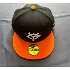 New Era 59FIFTY 棒球帽 7 1/4 黑色橘色 讀賣巨人, 1個