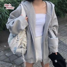 코나 후드 베이직 집업