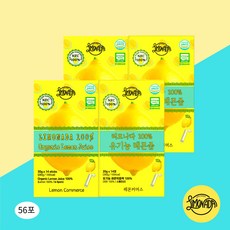 리모나다 100% 유기농 NFC 레몬즙 스틱, 20g, 56개