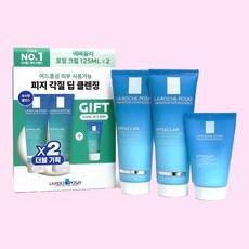 라로슈포제 에빠끌라 딥 클렌징 포밍크림, 2개, 125ml