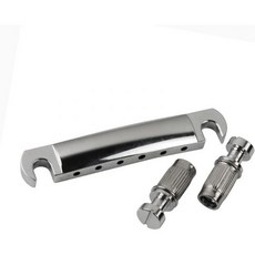 LP 테일피스 스톱 바 금속 일렉트릭 기타 부품용 브릿지 교체 부품 1개 검정색 2321872