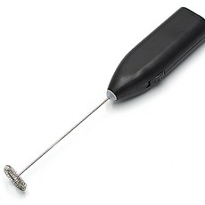 TE 우유거품기 전동크리머 블랙 커피우유거품기