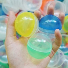 뽑기 통 추첨볼 캡슐 타임 빈 원형 둥근 랜덤 부활절 생일 홈파티 소품 선물 초등, 2-뽑기통45mm-랜덤25p