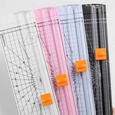 단비네상점 슬라이딩 종이 재단기 문서재단기, 슬라이딩 문서트리머재단기(블랙)