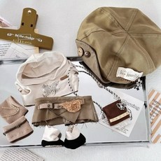 20cm棉花娃娃衣服娃衣廢土風帥酷可愛套裝廢墟紀元玩偶替換裝日常, 1個, 20cm娃衣廢墟紀元